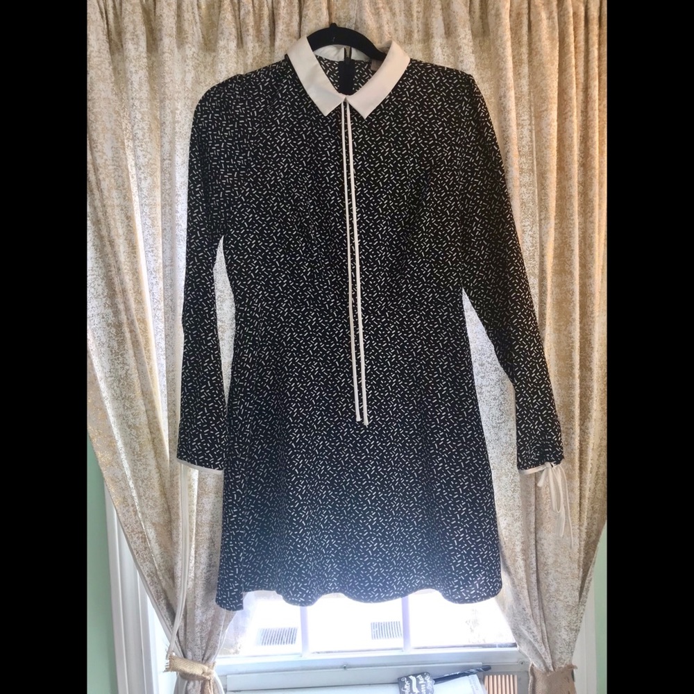 Collared Polka Dot Dress